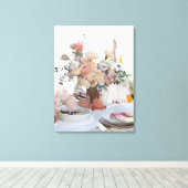 Zomer Boheems tafereel Canvas Afdruk (Insitu (Houten vloer))