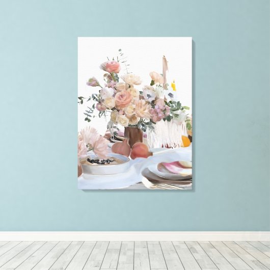 Zomer Boheems tafereel Canvas Afdruk (Insitu (Houten vloer))