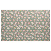 Zomer Boho Bloemen op Grijs Stof (Fat Quarter)