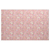 Zomer Boho Bloemen op Roos Roze Stof (Fat Quarter)