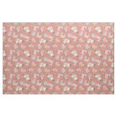 Zomer Boho Bloemen op Tulp Roze Stof (Fat Quarter)