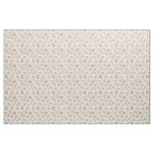Zomer Boho Bloemen op Wit Stof (Yard (91,4 cm))