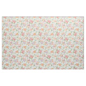 Zomer Boho Bloemen op Wit Stof (Fat Quarter)