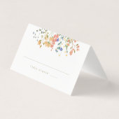 Zomer Boho Bruiloft met Wilde Bloemen Kaart (Achterkant)