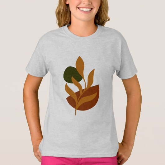 Zomer Boho Minimalistische Kinderen T-shirt (Voorkant)