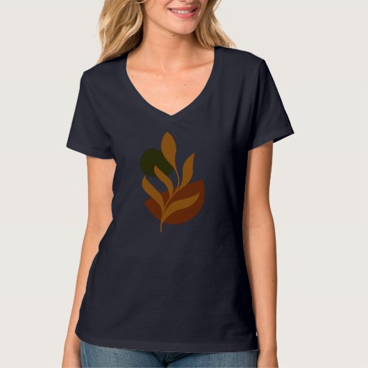 Zomer Boho Minimalistische Stijl Dames T-shirt (Voorkant)