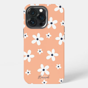 Zomer Boho Witte Madeliefjes Bloemen iPhone 13 Pro Hoesje