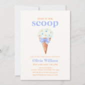 Zomer Boog Ster Ijsje Baby Shower Kaart (Voorkant)