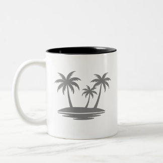 Zomer Boom Minimalistische vakantie Tweekleurige Koffiemok