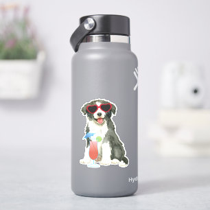 Zomer Border Collie Vinyl Sticker
