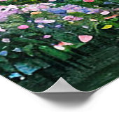 Zomer bos muurdecoratie natuur decoratie cadeau (Hoek)