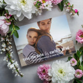 Zomer Break Foto Bruiloft Save the Date Briefkaart