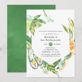 Zomer Bridesmaids Luncheon Kaart