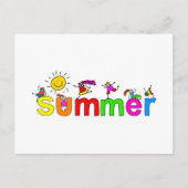 zomer briefkaart (Voorkant)