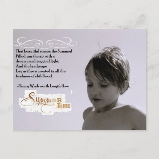 zomer briefkaart (Voorkant)