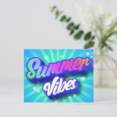 zomer briefkaart (Staand voorkant)