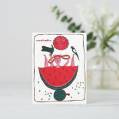 zomer briefkaart (Staand voorkant)