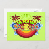 zomer briefkaart (Voorkant / Achterkant)