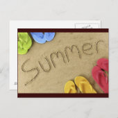 zomer briefkaart (Voorkant / Achterkant)