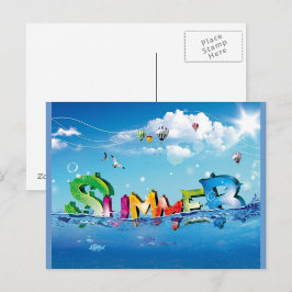 Zomer Briefkaart