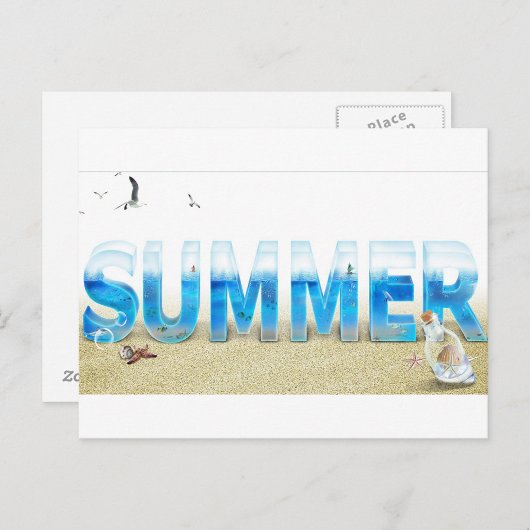 zomer briefkaart