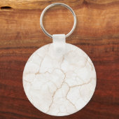 Zomer Bries Blush Perzik Hibiscus Sleutelhanger (Achterkant)