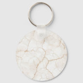 Zomer Bries Blush Perzik Hibiscus Sleutelhanger (Achterkant)