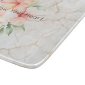 Zomer Bries Blush Perzik Hibiscus   Snijplank (Hoek)