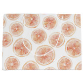 Zomer Bries Grapefruit Perzik Verjaardag Groot Cadeauzakje (Voorkant)