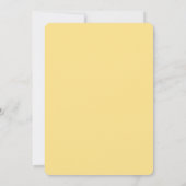 Zomer bruids douche uitnodiging. Tuinbloemen Kaart (Achterkant)