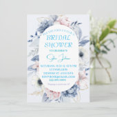 Zomer Bruiloft Bridal Shower Uitnodiging Template  (Staand voorkant)