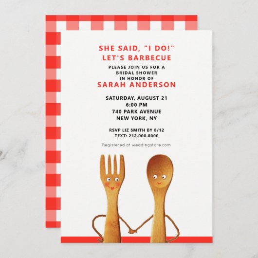 Zomer Bruiloft Feest Uitnodiging (Voorkant / Achterkant)