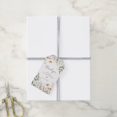 Zomer Bruiloftsfeest met Wilde Bloemen Cadeaulabel (Met Touw)