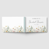 Zomer Bruiloftsfeest met Wilde Bloemen Gastenboek (Volledig)