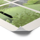 Zomer buiten het raam poster (Hoek)