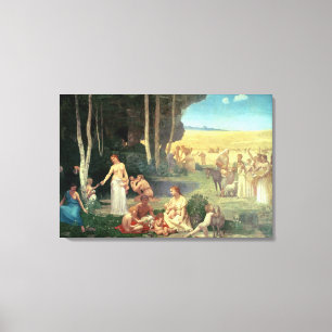 zomer canvas afdruk