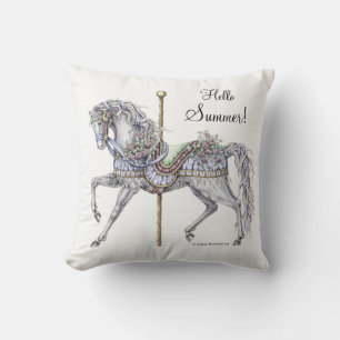 Zomer Carrousel Paard Kussen