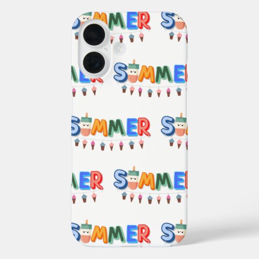 zomer Case-Mate iPhone case (Achterkant)