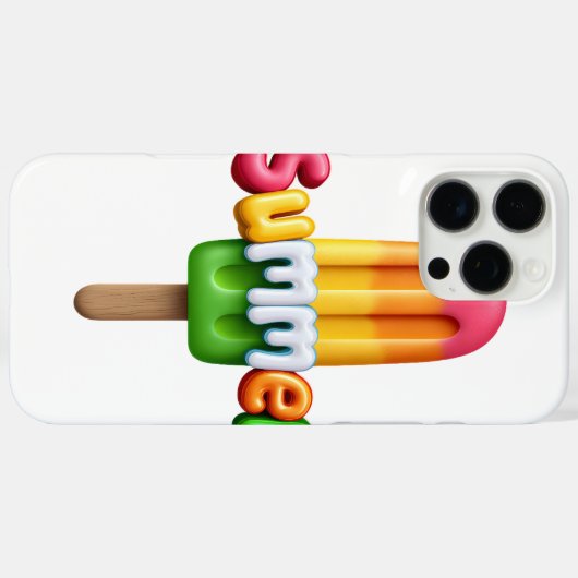 Zomer Case-Mate iPhone case (Achterkant (horizontaal))