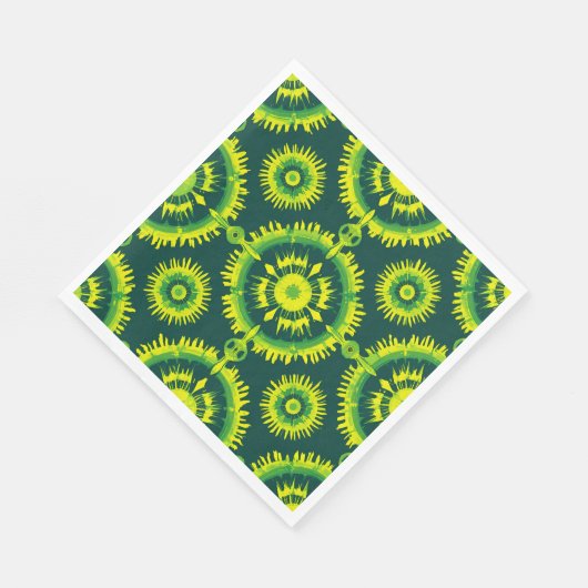 Zomer Chic Luncheon servetten Circles Design (Hoek)