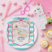 Zomer Chic Strand en Golven Bruidsfeest Papieren Bordje (Feest)