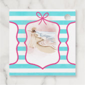 Zomer Chic Strand en Golven Bruidsmeisjesfeest Bedankjes Labels (Achterkant)