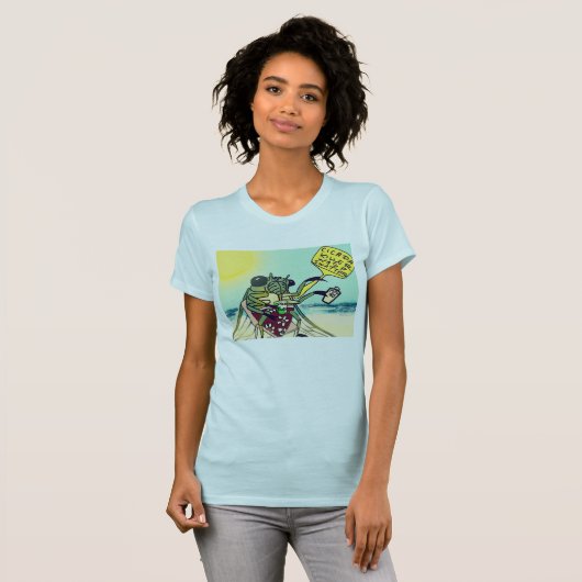 Zomer Cicada T-shirt (Voorkant volledig)
