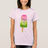 Zomer citaat ijsbes sorbet schattig eten kunst t-shirt (Voorkant)