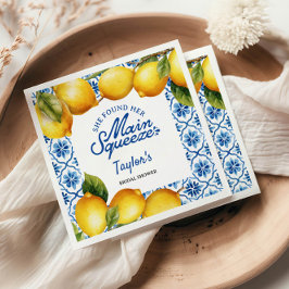 Zomer Citroen Bruiloft Feestservet van Papier Servet