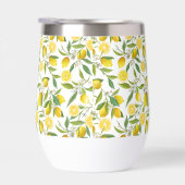 Zomer Citroen Citrusbloemen Monogrammed Initialen (Rechts)