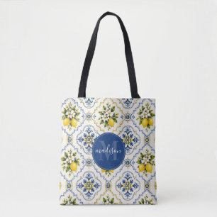 Zomer Citroenen Boodschappentas Tote Bag