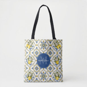 Zomer Citroenen Boodschappentas Tote Bag