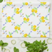 Zomer citroenen keukenhanddoek theedoek (Gevouwen)
