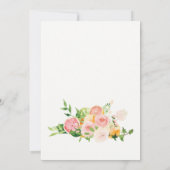 Zomer Citrus Baby shower Brunch Uitnodiging (Achterkant)